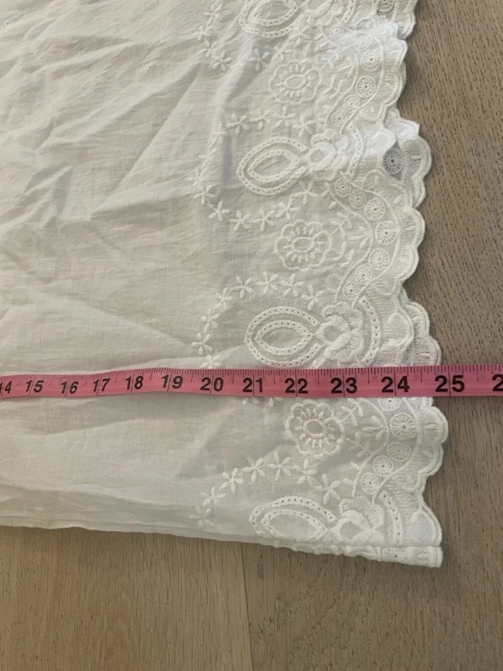 Anthropologie Embroidered White Top Puff Sleeve Peasant Shirt Cottage Kindred, M